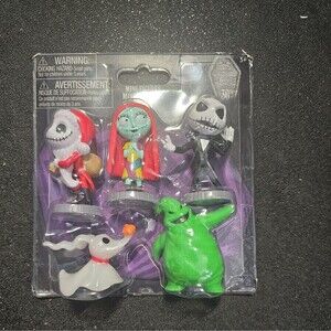 Disney Nightmare Before Christmas 2.5 Inch Mini Figures 5 Pack Set Cake Toppers